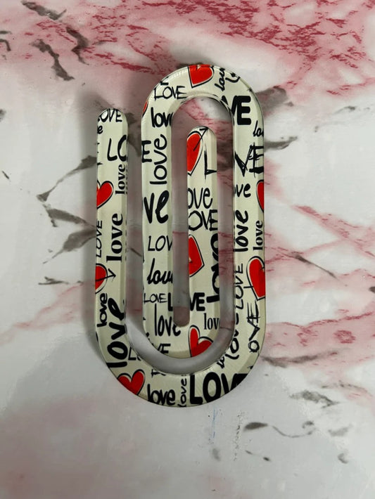 LOVE Jumbo Paperclip Bookmark