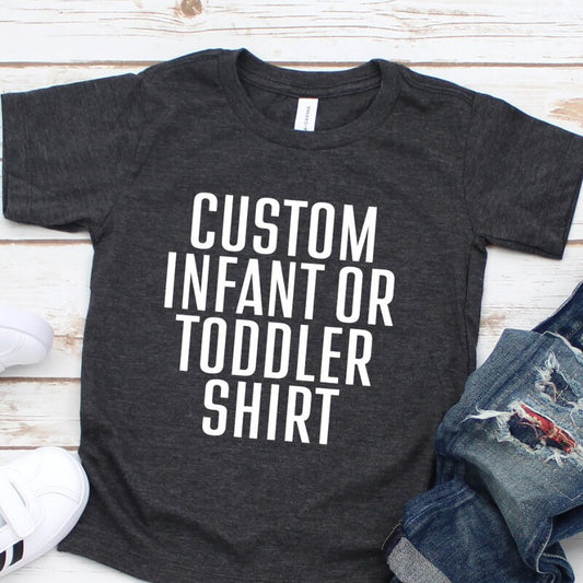 Toddler Short Sleeve Shirts Personalized