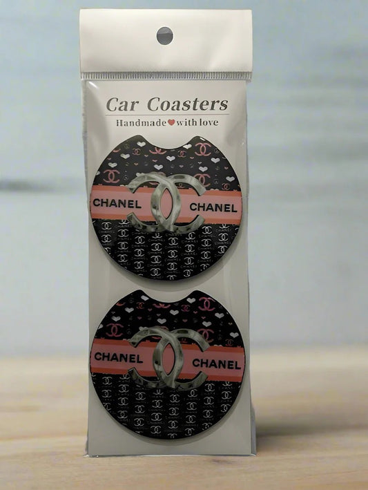 Chanel Car Coaster Set